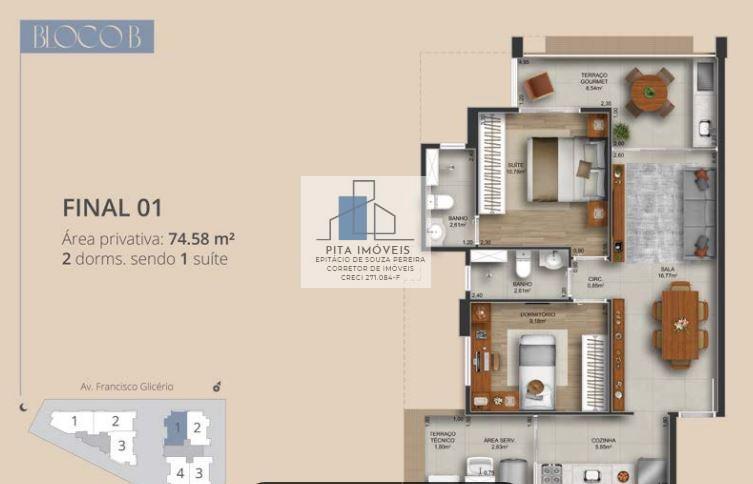 Apartamento à venda com 3 quartos, 94m² - Foto 32