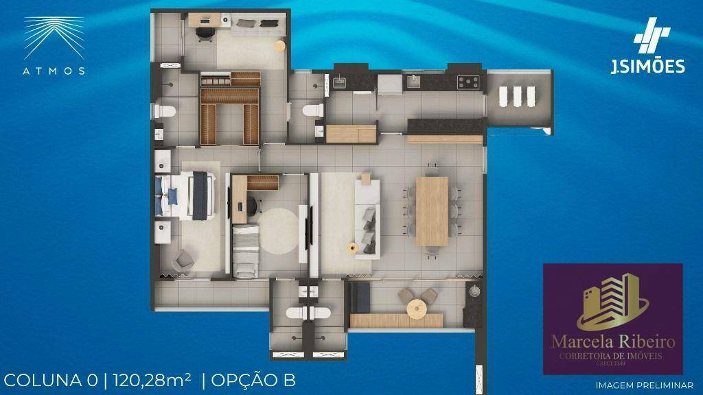 Apartamento à venda com 4 quartos, 120m² - Foto 8