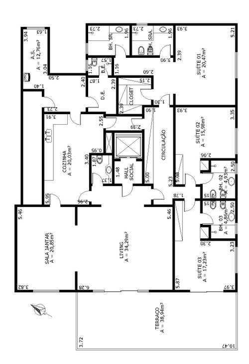 Apartamento à venda com 3 quartos, 276m² - Foto 14