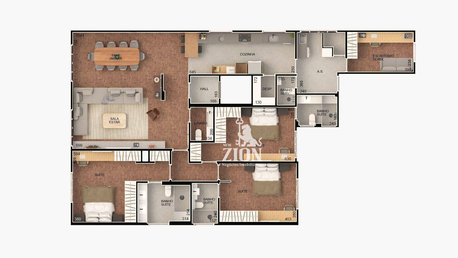 Apartamento à venda com 3 quartos, 212m² - Foto 25