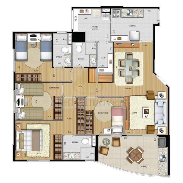 Apartamento à venda com 4 quartos, 108m² - Foto 19