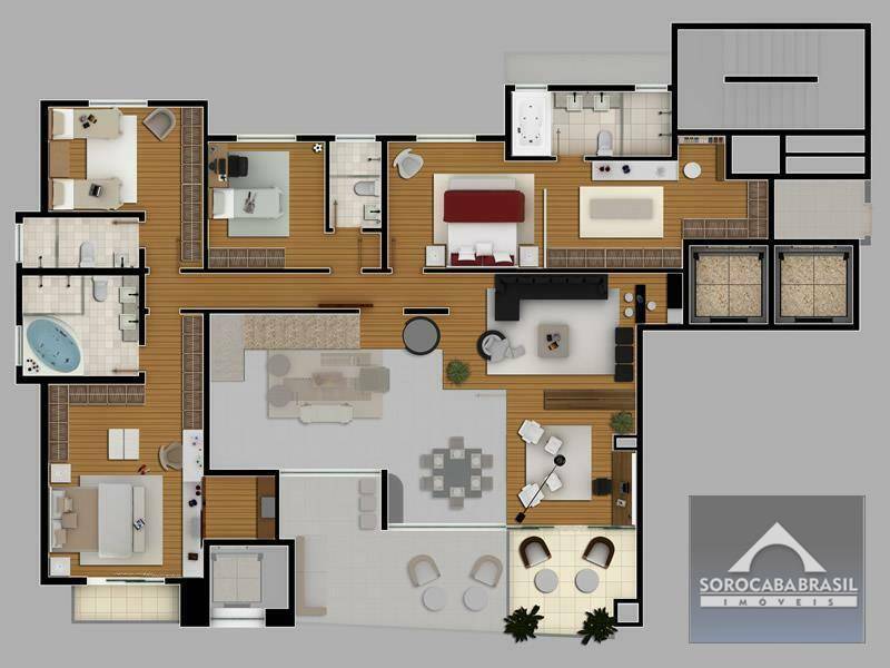 Apartamento para alugar com 3 quartos, 215m² - Foto 36