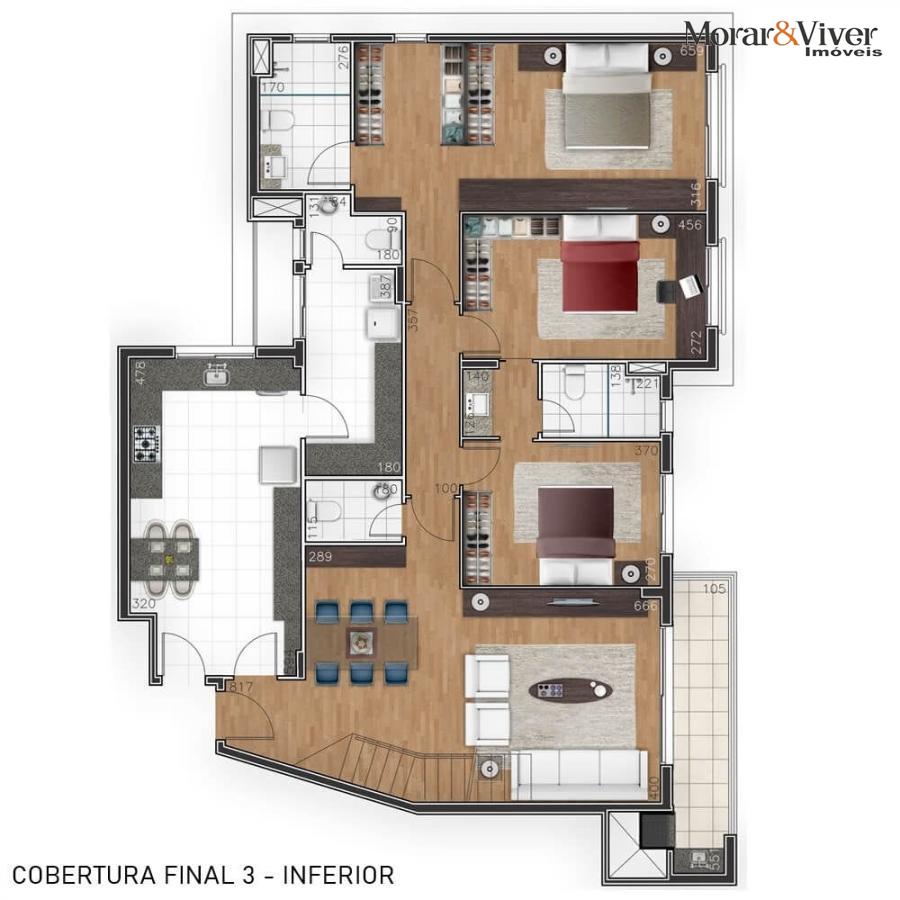 Apartamento à venda com 3 quartos, 146m² - Foto 13