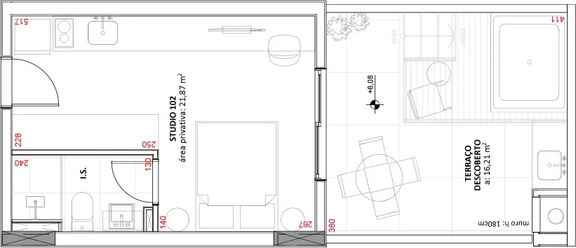 Apartamento à venda com 1 quarto, 21m² - Foto 16