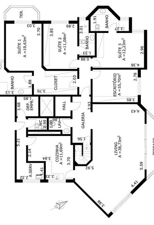 Apartamento à venda com 4 quartos, 160m² - Foto 7