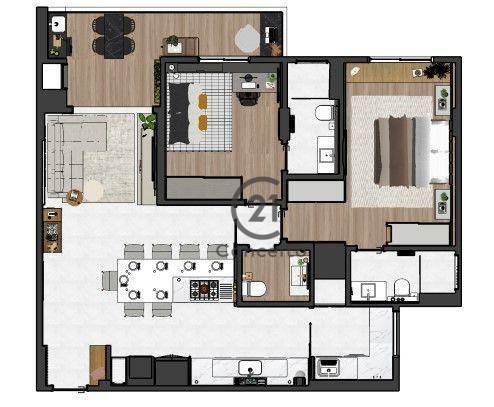 Apartamento à venda com 2 quartos, 96m² - Foto 22