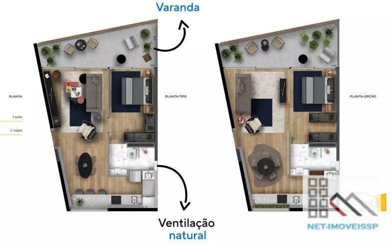 Apartamento à venda com 1 quarto, 63m² - Foto 14