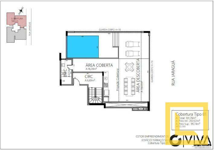 Cobertura à venda com 3 quartos, 301m² - Foto 2