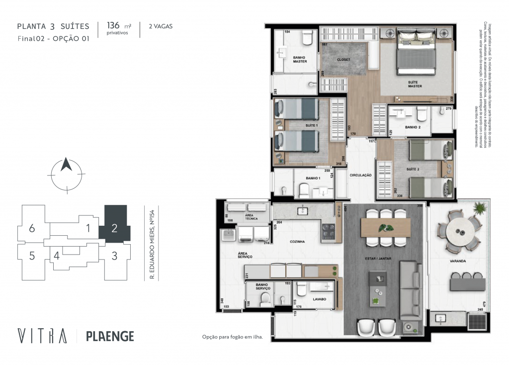 Apartamento à venda com 3 quartos, 136m² - Foto 14