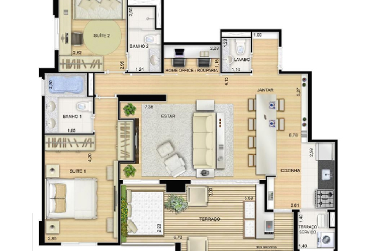 Apartamento à venda com 1 quarto, 51m² - Foto 15