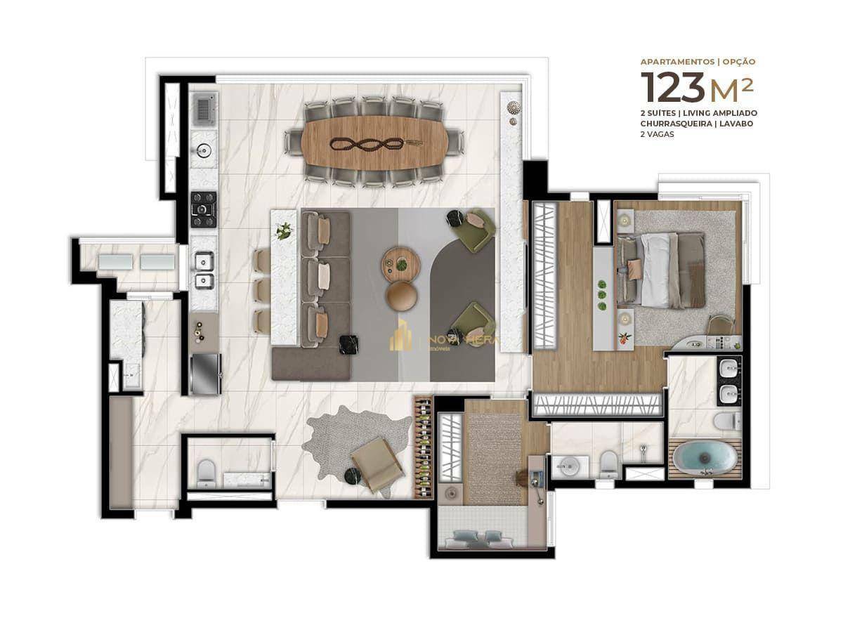 Apartamento à venda com 3 quartos, 123m² - Foto 29