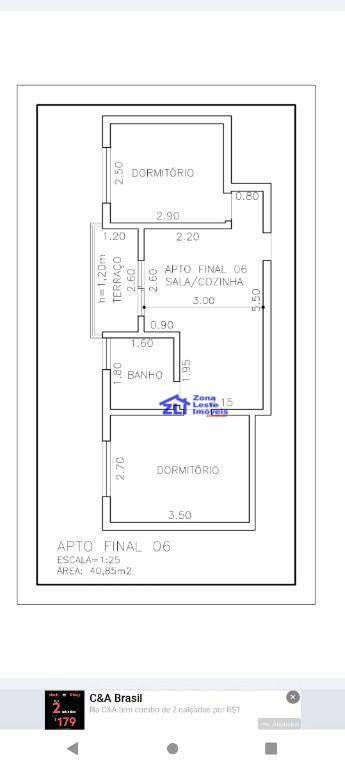 Apartamento à venda com 2 quartos, 42m² - Foto 11