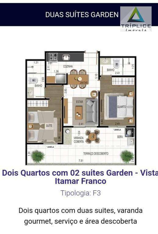 Apartamento à venda com 2 quartos, 49m² - Foto 57