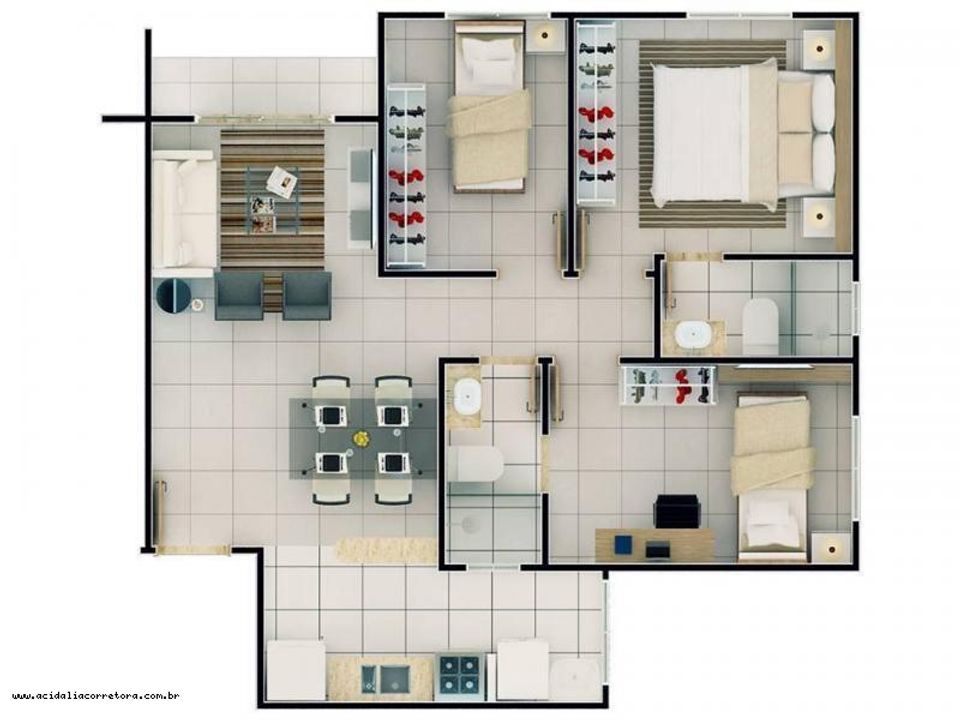 Apartamento à venda com 3 quartos, 58m² - Foto 8