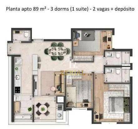 Apartamento à venda com 3 quartos, 89m² - Foto 6