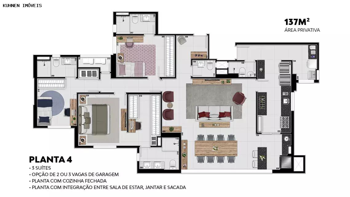 Apartamento à venda com 3 quartos, 138m² - Foto 17