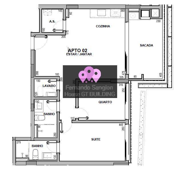 Apartamento à venda com 2 quartos, 88m² - Foto 7