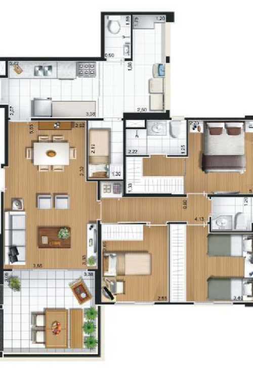 Apartamento à venda com 3 quartos, 103m² - Foto 11