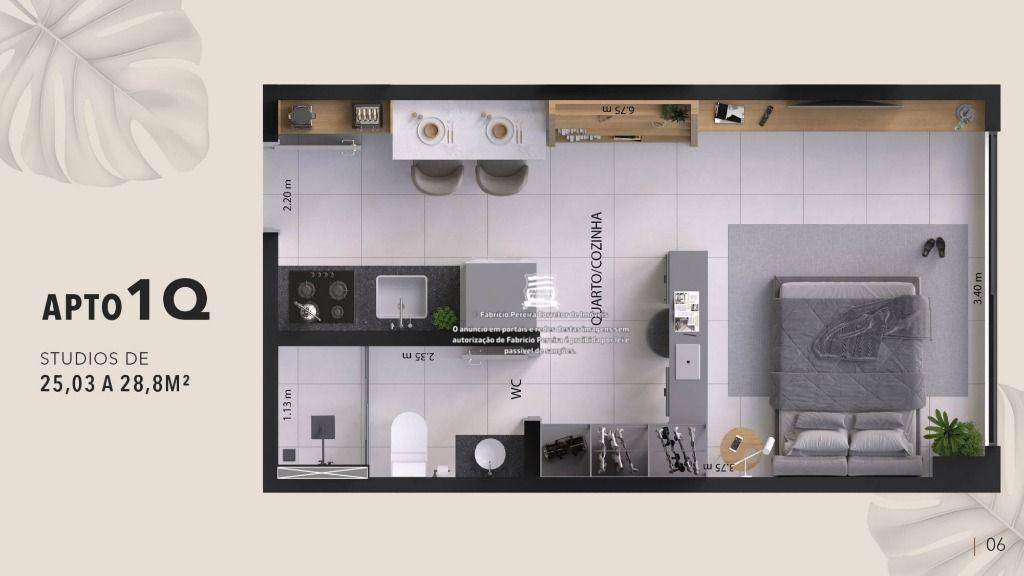 Kitnet e Studio à venda com 1 quarto, 25m² - Foto 41