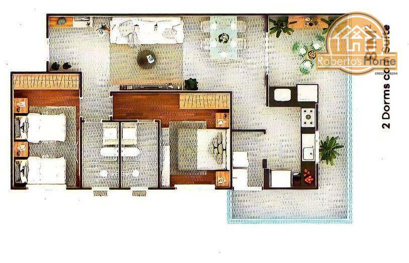 Apartamento à venda com 1 quarto, 48m² - Foto 51