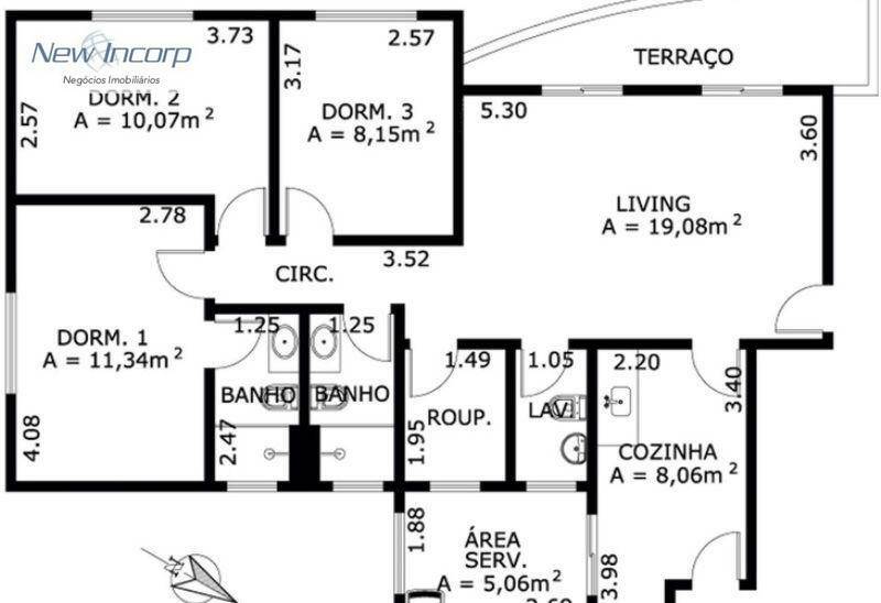 Apartamento à venda com 3 quartos, 98m² - Foto 56