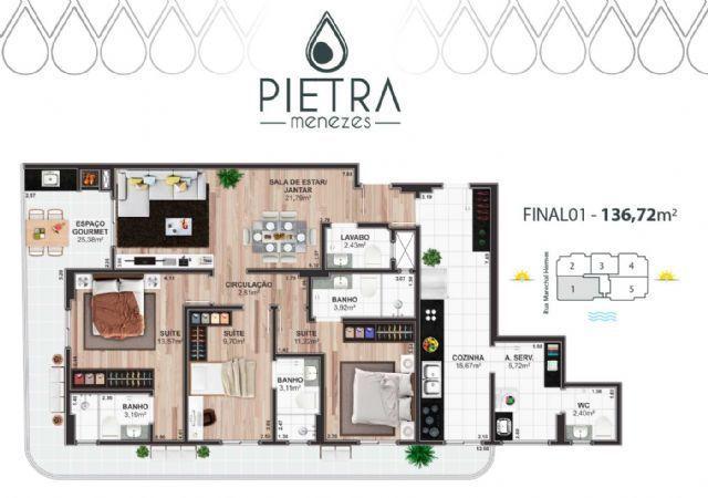 Apartamento à venda com 3 quartos, 136m² - Foto 56