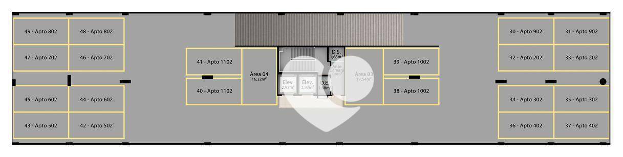 Apartamento à venda com 3 quartos, 100m² - Foto 44