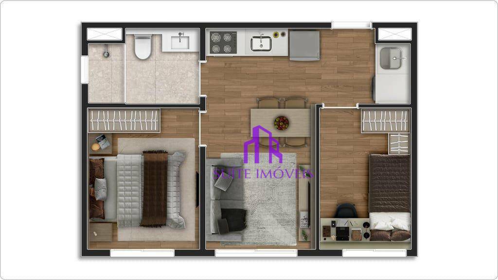 Apartamento à venda com 2 quartos, 37m² - Foto 26