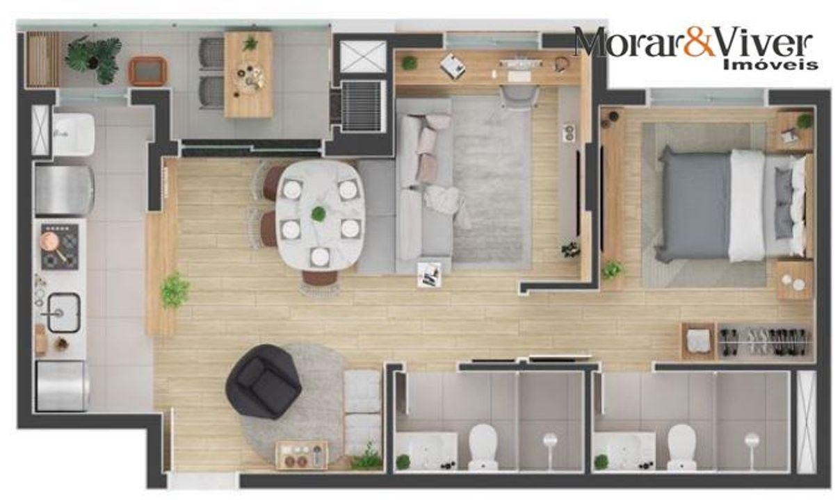 Apartamento à venda com 2 quartos, 55m² - Foto 42