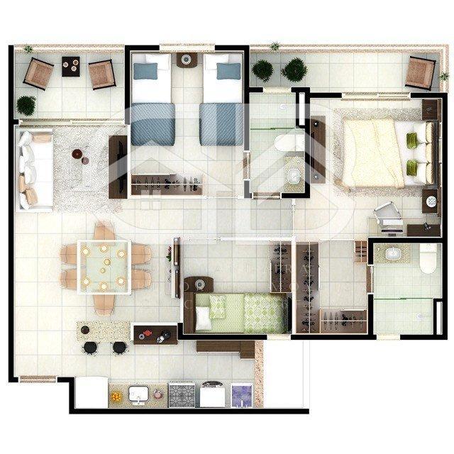 Apartamento à venda com 3 quartos, 73m² - Foto 30