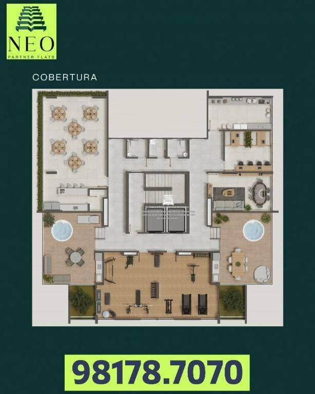 Apartamento à venda com 2 quartos, 44m² - Foto 9