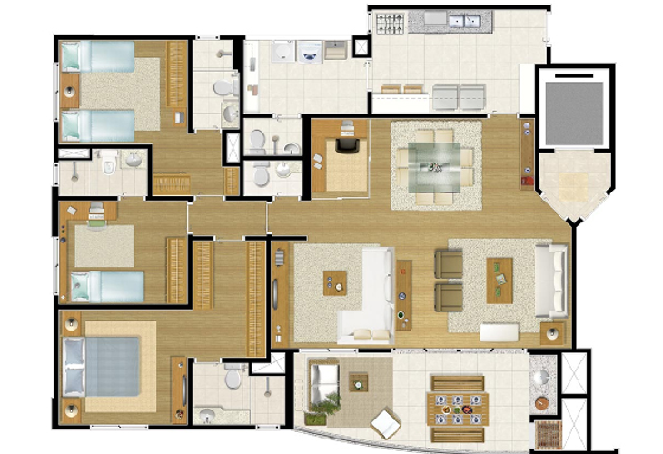 Apartamento à venda com 4 quartos, 118m² - Foto 6