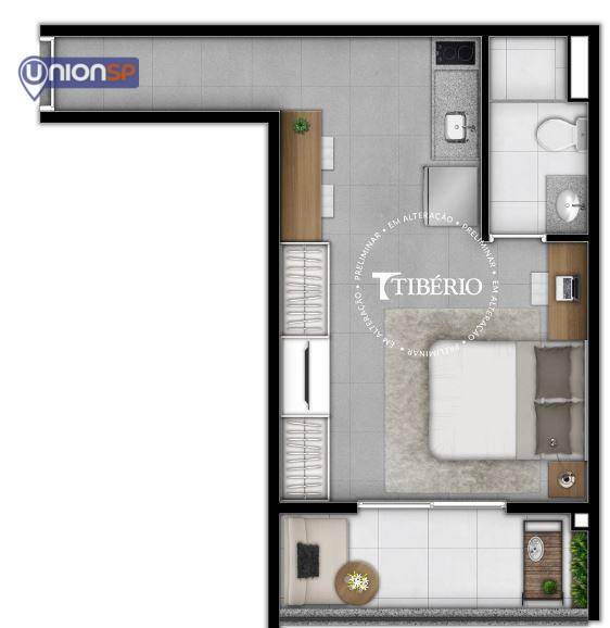 Apartamento à venda com 1 quarto, 29m² - Foto 22