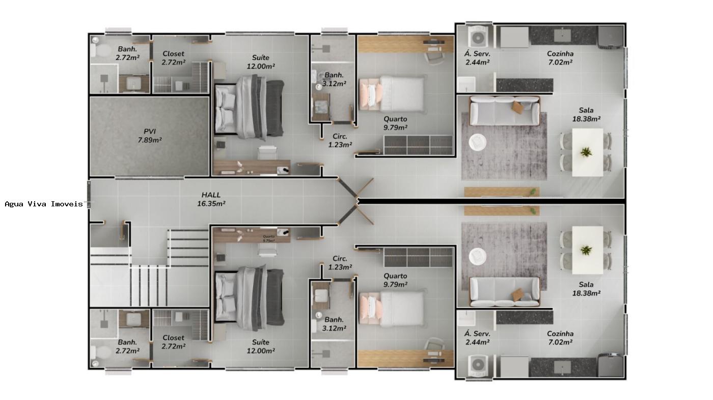 Apartamento à venda com 2 quartos, 72m² - Foto 8