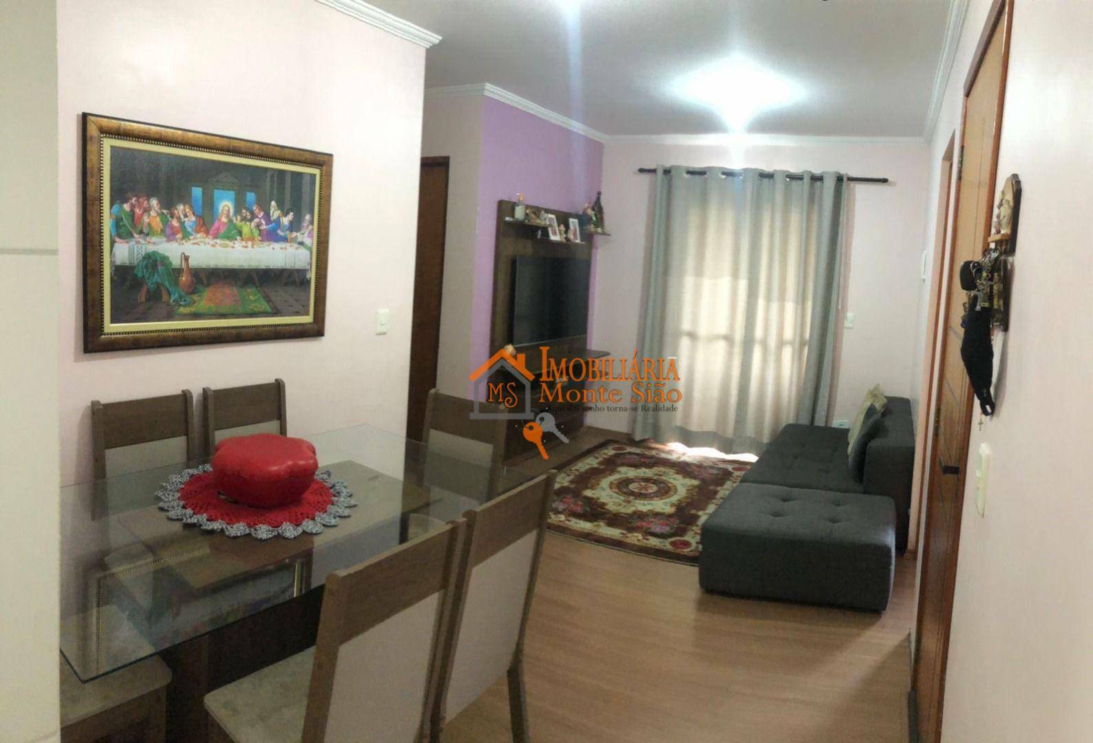 Apartamento à venda com 3 quartos, 64m² - Foto 1