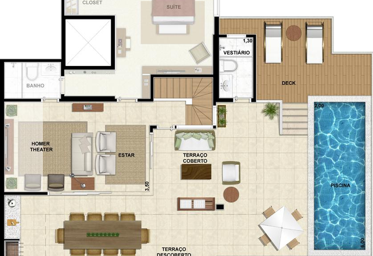 Apartamento à venda com 4 quartos, 156m² - Foto 4