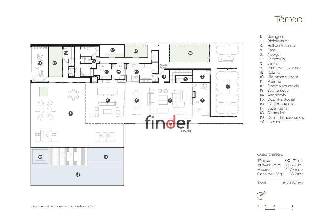 Casa de Condomínio à venda com 6 quartos, 1261m² - Foto 15