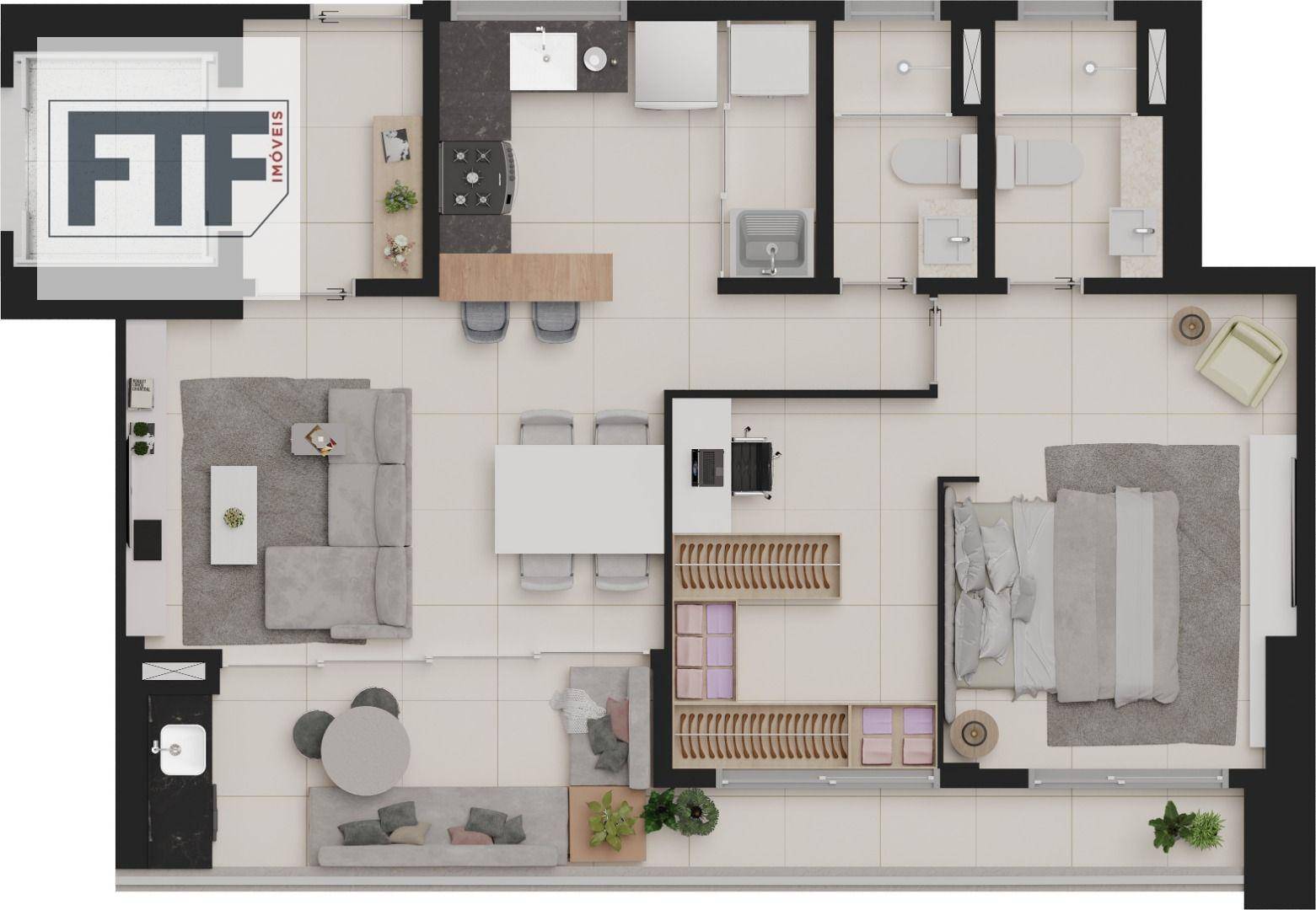 Apartamento à venda com 3 quartos, 90m² - Foto 10