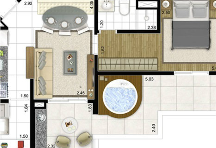 Apartamento à venda com 2 quartos, 39m² - Foto 13