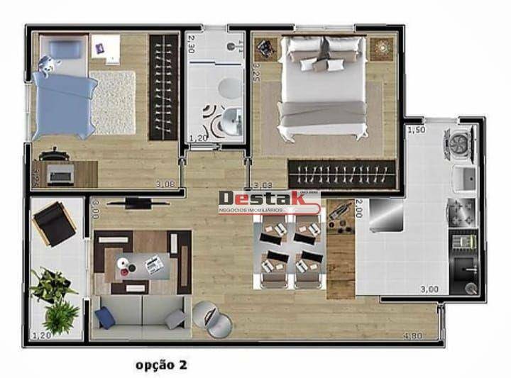 Apartamento à venda com 2 quartos, 60m² - Foto 16