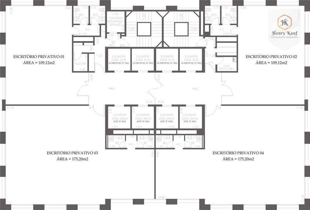 Conjunto Comercial-Sala para alugar, 568m² - Foto 2