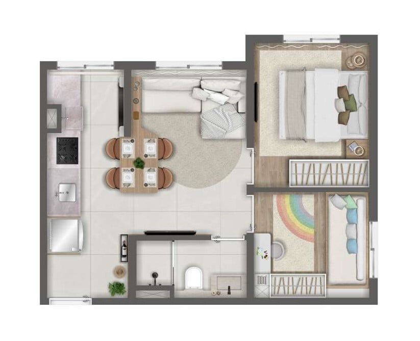 Apartamento à venda com 2 quartos, 33m² - Foto 26