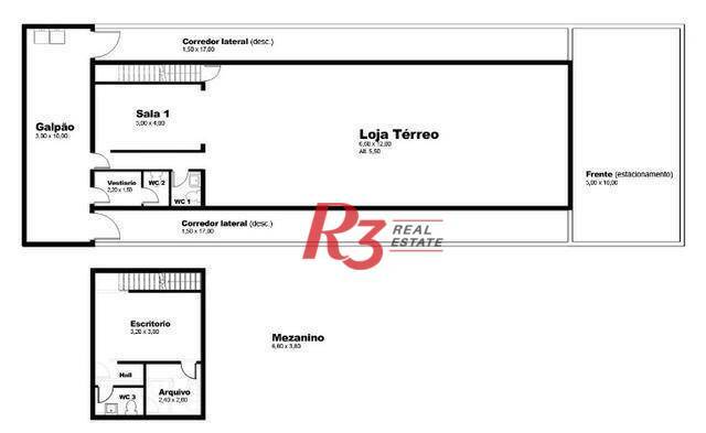 Depósito-Galpão-Armazém à venda e aluguel, 159m² - Foto 8