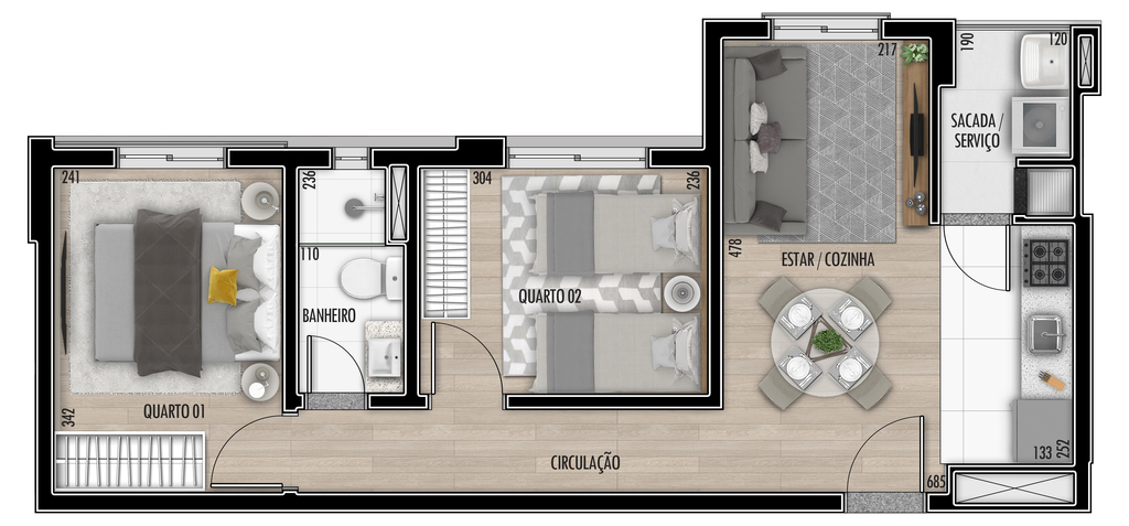 Apartamento à venda com 2 quartos, 4823m² - Foto 45