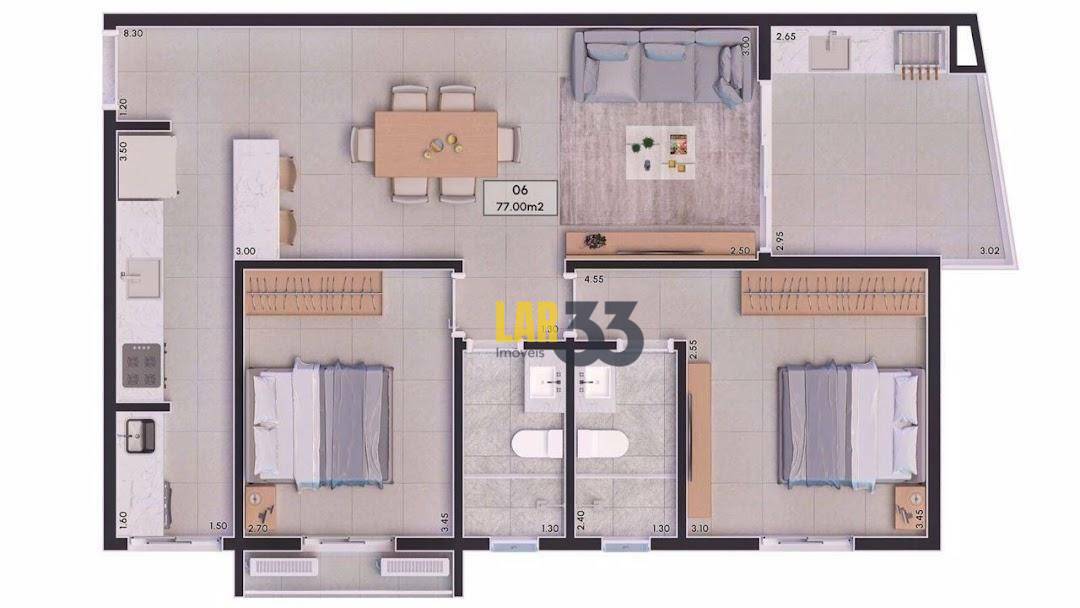 Apartamento à venda com 2 quartos, 71m² - Foto 25