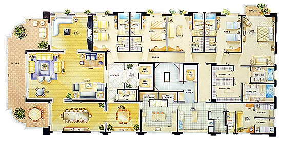 Apartamento à venda com 5 quartos, 516m² - Foto 2