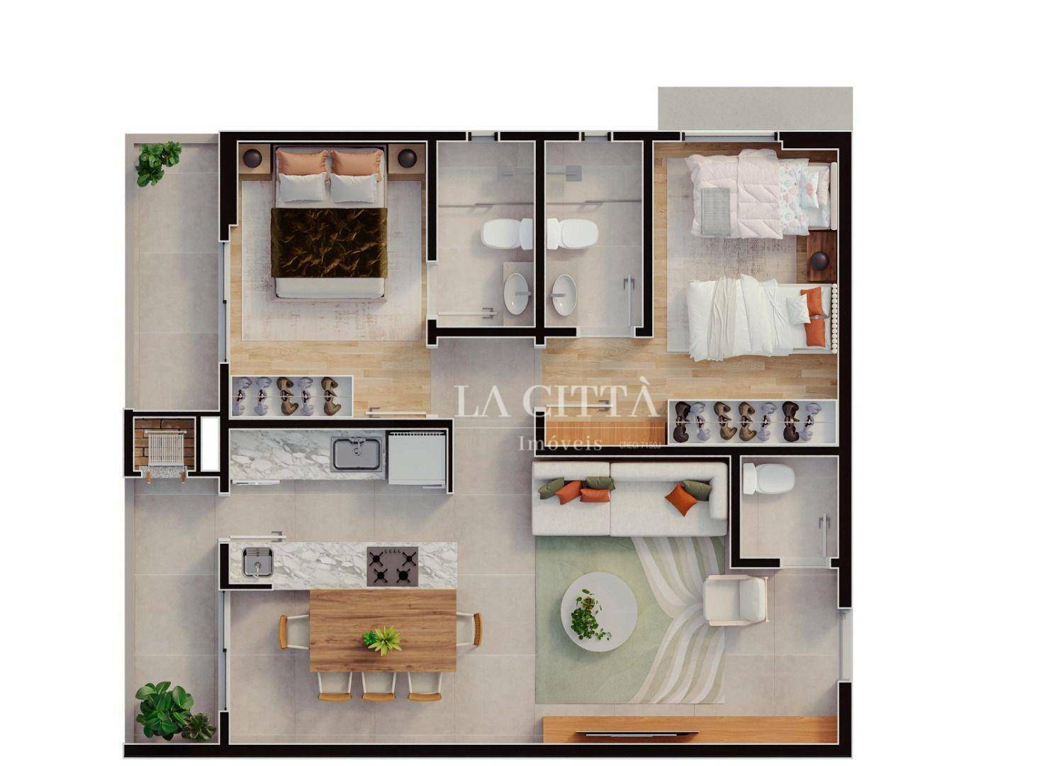 Apartamento à venda com 2 quartos, 72m² - Foto 22