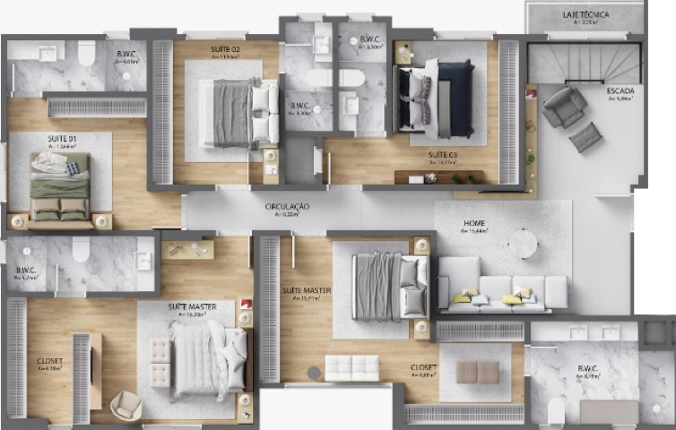 Apartamento à venda com 4 quartos, 157m² - Foto 18