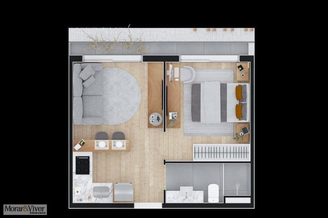 Apartamento à venda com 1 quarto, 32m² - Foto 31