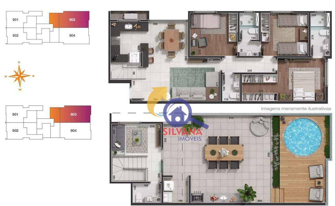 Apartamento à venda com 2 quartos, 84m² - Foto 9